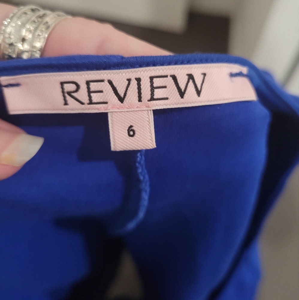 Blue Review dress AU6 - Picture 4 of 5